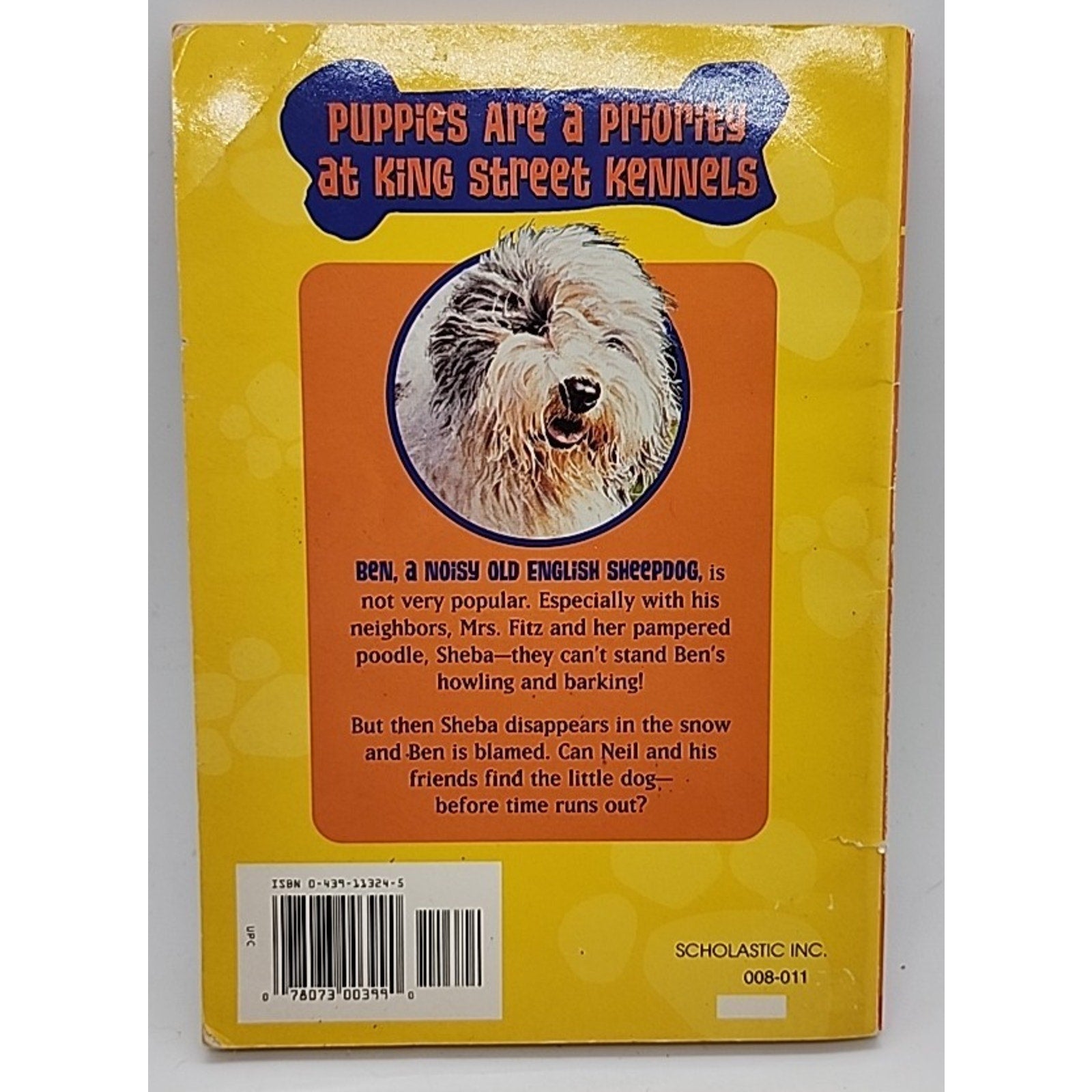 Puppy Patrol BIG BEN children's book scholastic by Jenny Dale