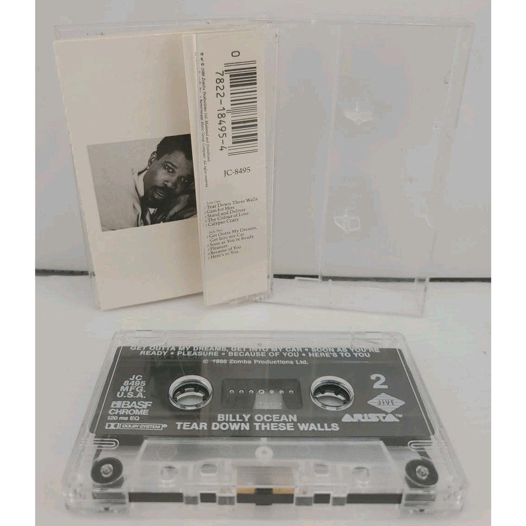Billy Ocean: Tear Down These Walls (1988 Zomba Productions) (Cassette)