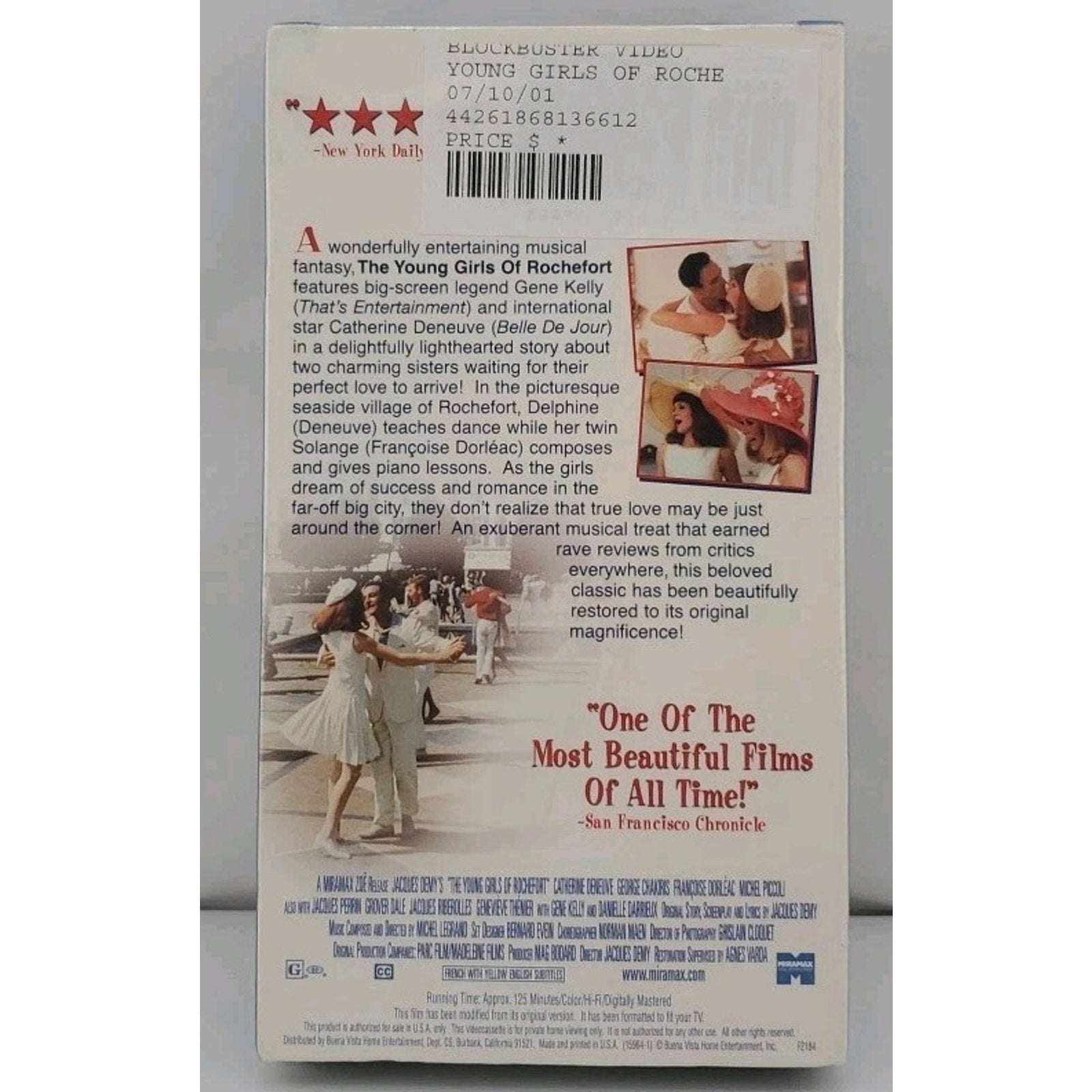 The Young Girls of Rochefort (VHS, 2000) *Brand New*