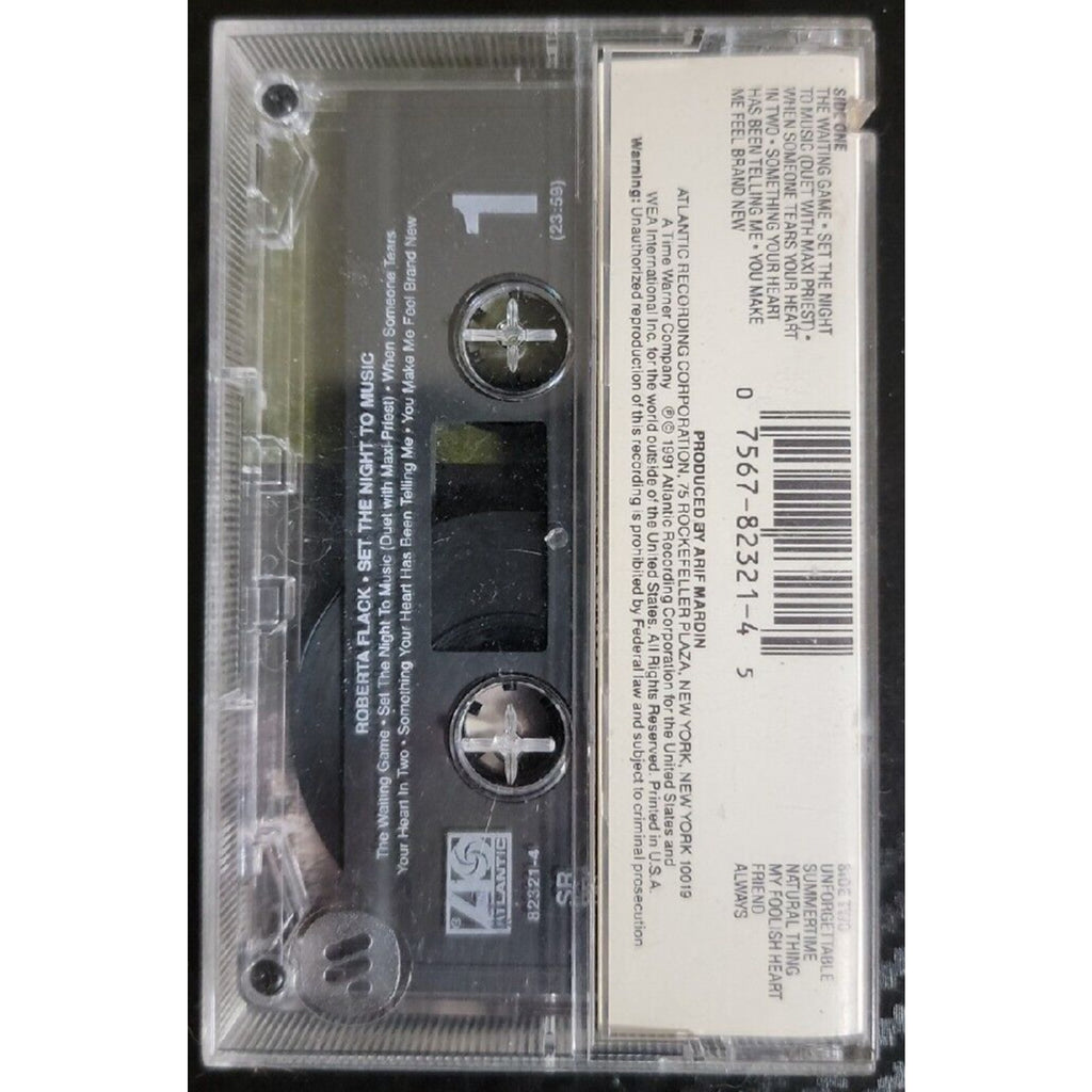 Set The Night To Music by Roberta Flack (Cassette)