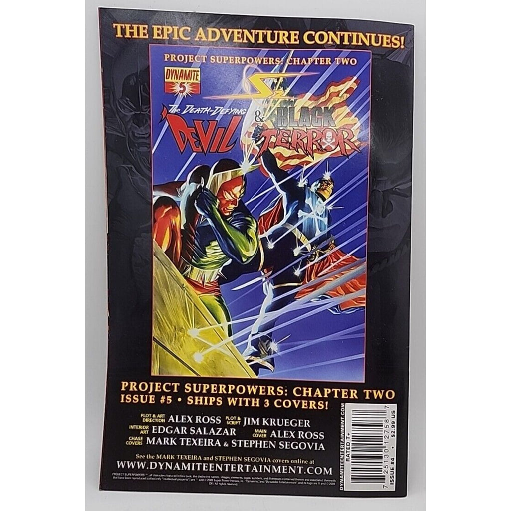 Project Superpowers Chapter Two #4 Dynamite Comics 2009