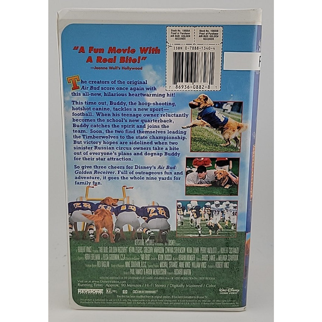 Air Bud 2: Golden Receiver (VHS, 1998)