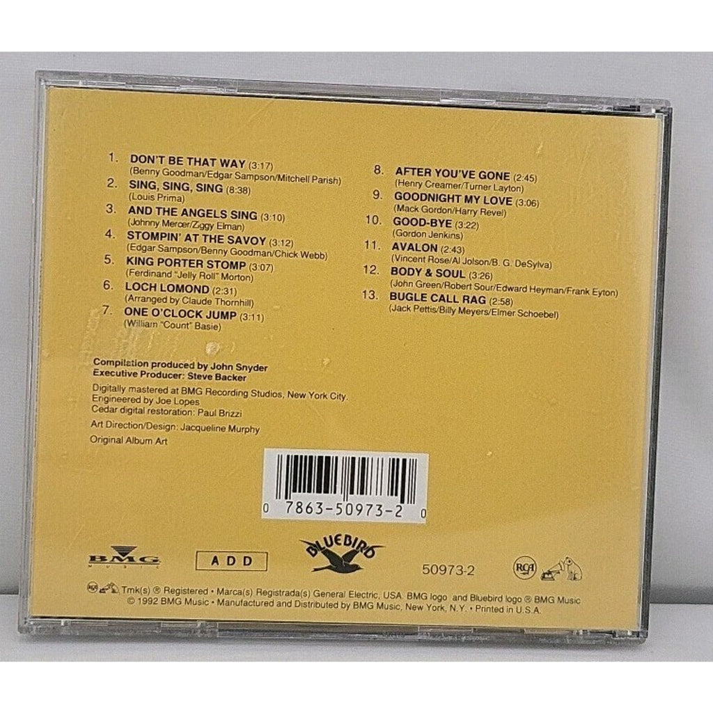 Pure Gold by Benny Goodman (CD, May-1992, Bluebird RCA (USA))