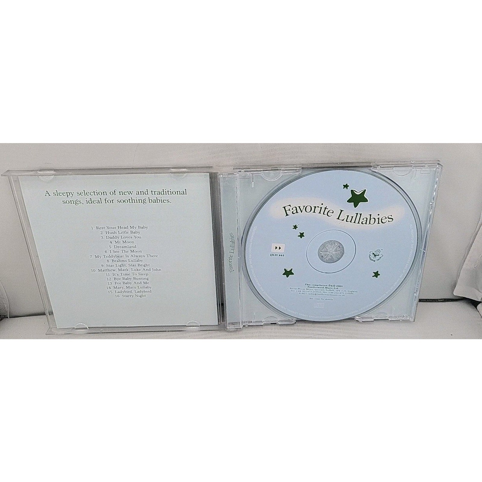 Favorite Lullabies Chlidren Song Compilation Fastforward Music 2003 CD