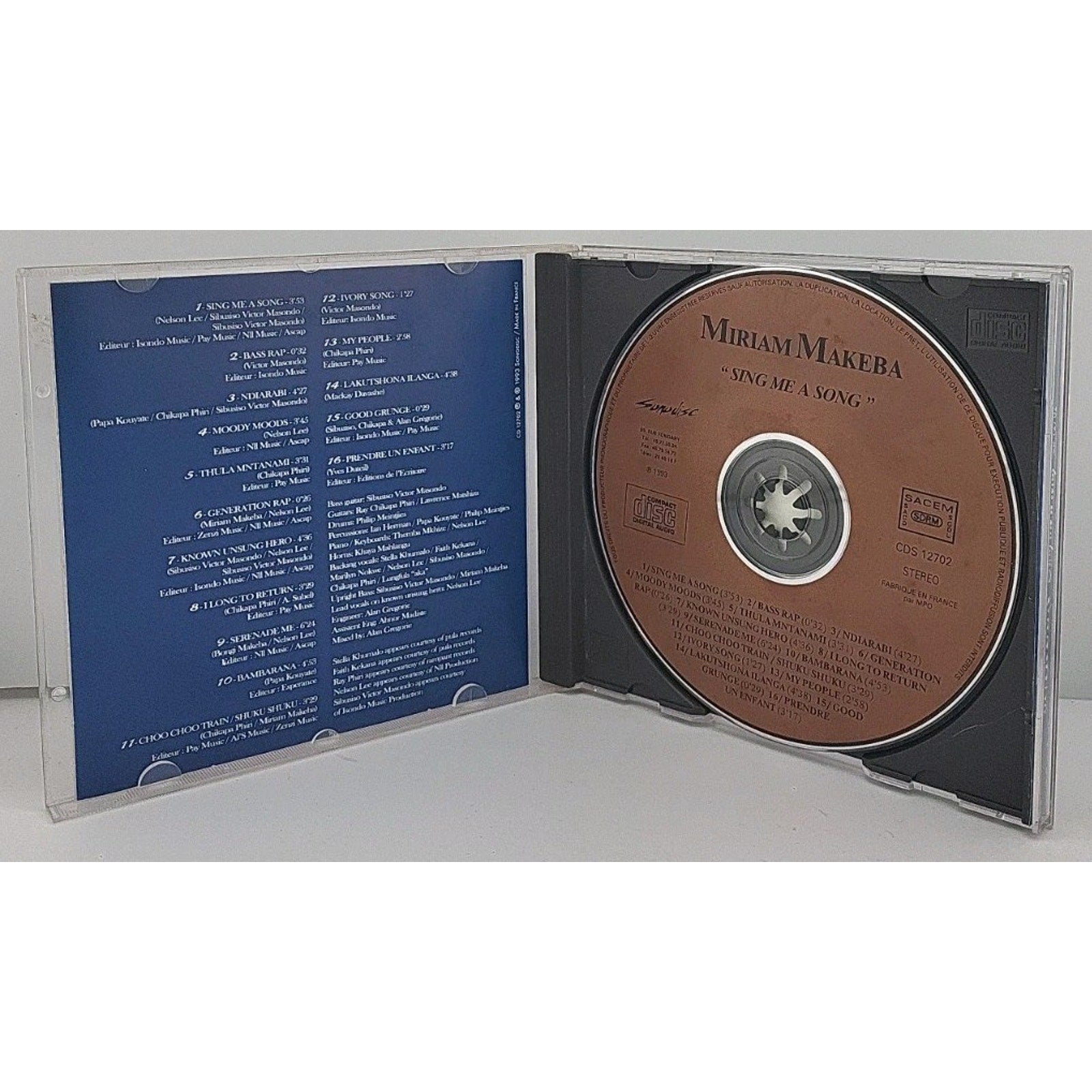 Sing Me a Song by Miriam Makeba (CD, 1994)
