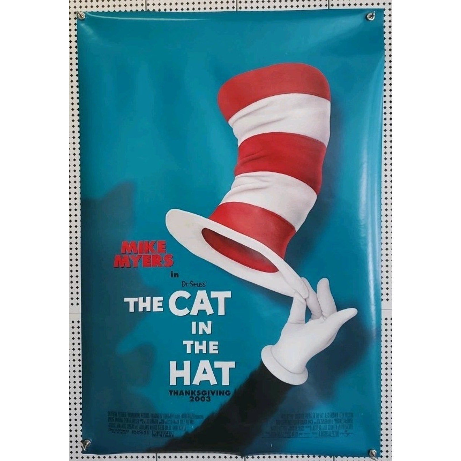 The Cat in the Hat 2003 Double Sided Original Movie Poster 27" x 40"