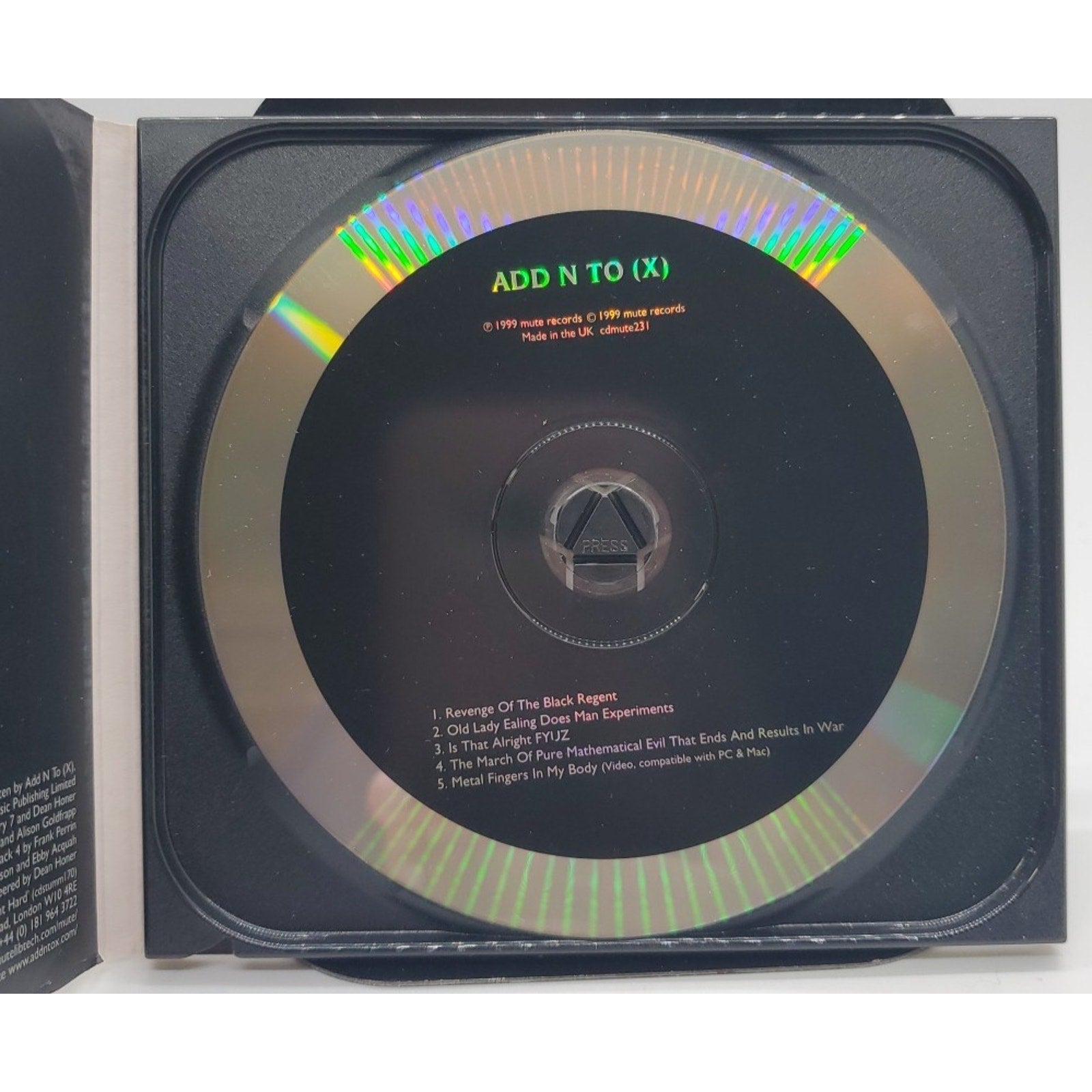 Add N to X Revenge Of The Black Regent (CD)