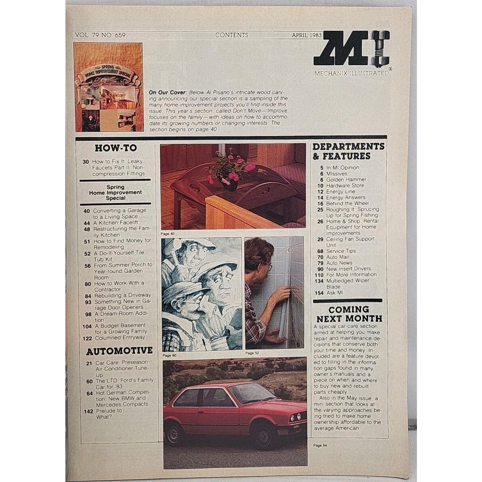 Mechanix Illustrated Magazine - April 1983 - Vol. 79 No. 659