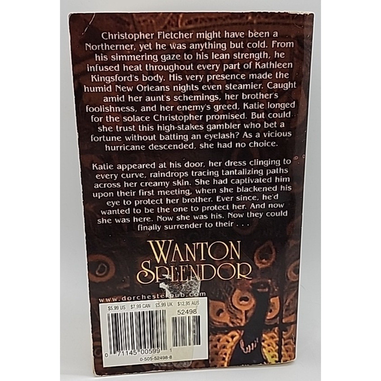 Wanton Splendor by Bobbi Smith (2002, Trade Paperback)