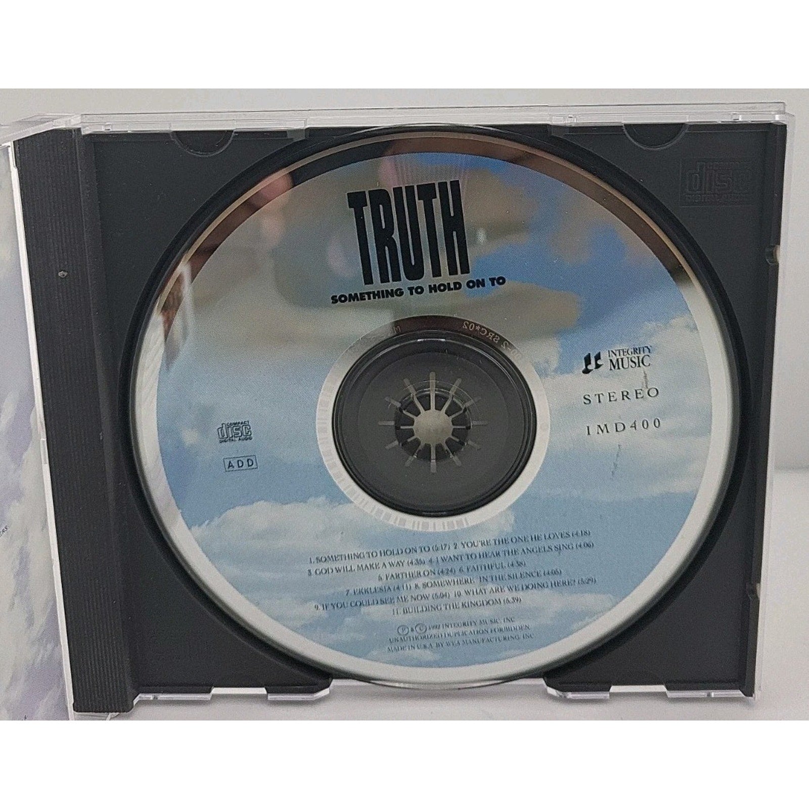 Something to Hold on To by Truth (CD, Sep-1993, Integrity (USA))