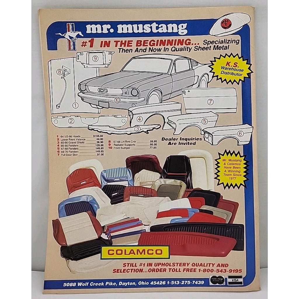 Mustang Monthly Magazine October 1987 Volume 10 Number 8