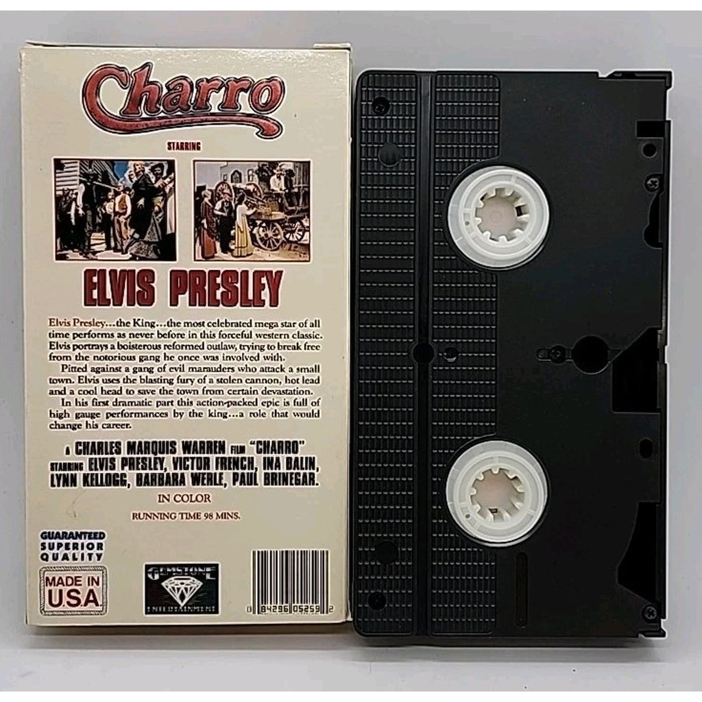 Charro (VHS) Elvis Presley Musical Western Romance