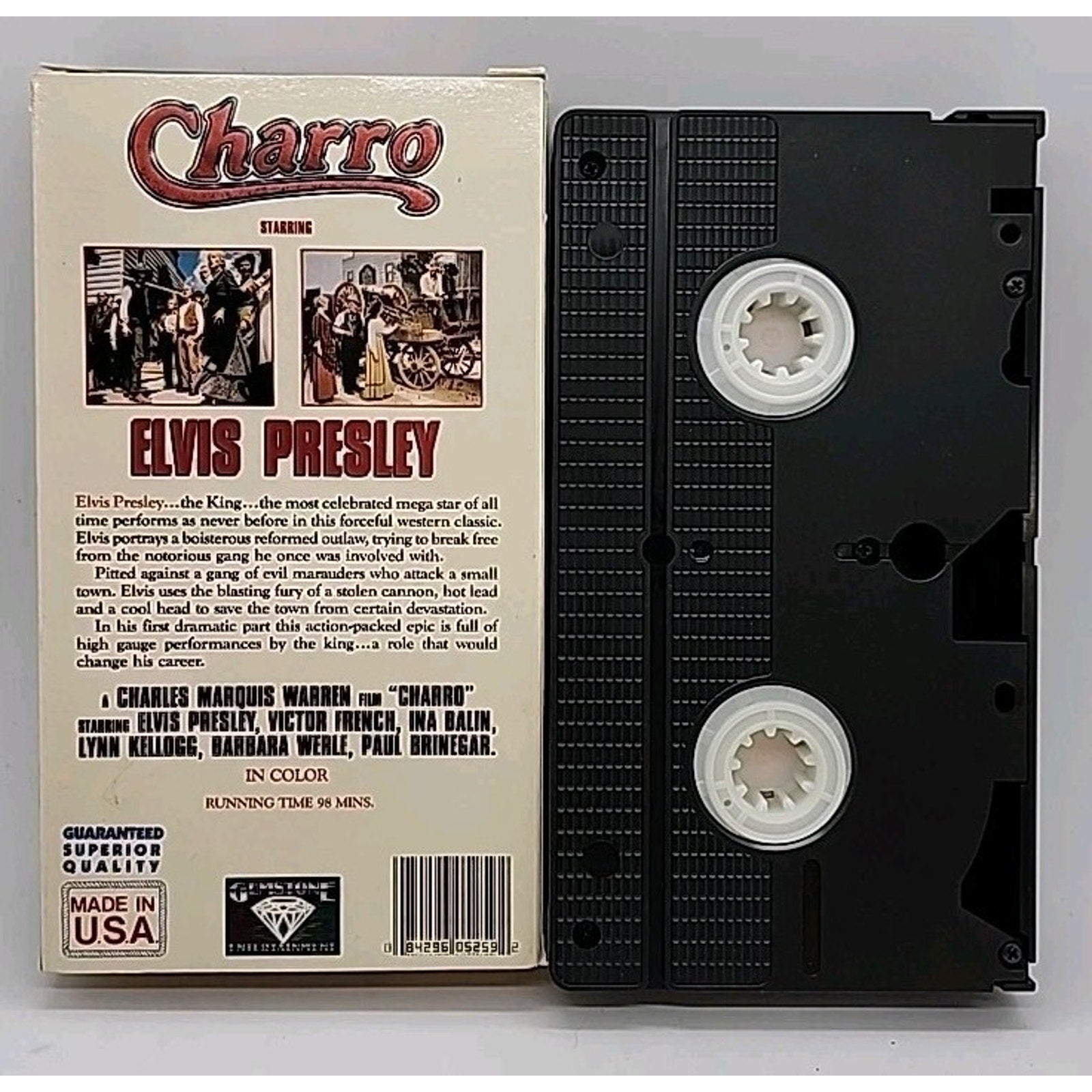 Charro (VHS) Elvis Presley Musical Western Romance