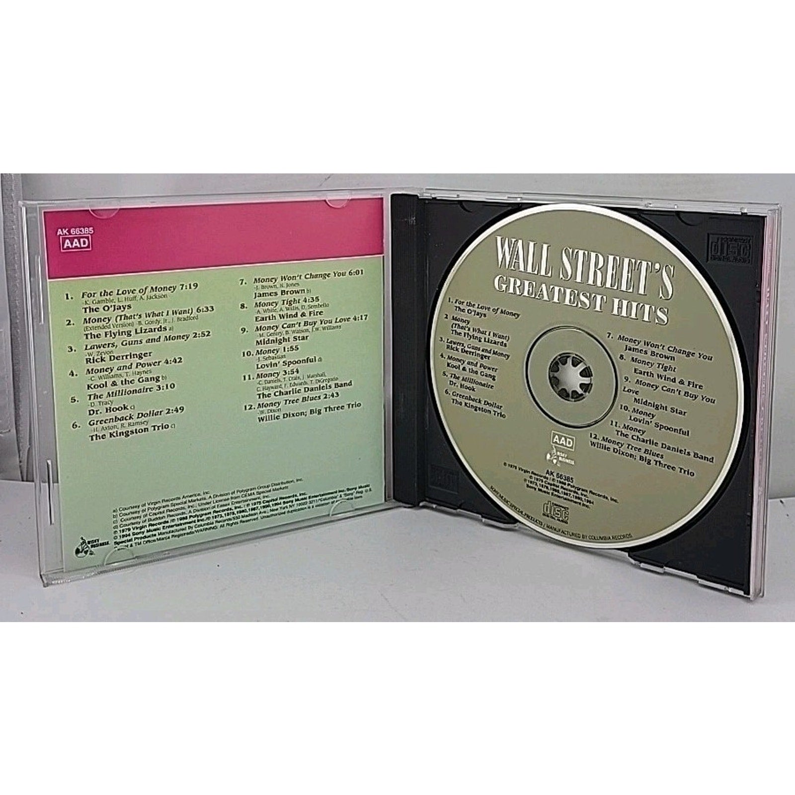 Wall Street's Greatest Hits by Various Artists (CD, Nov-1994, Risky Business)