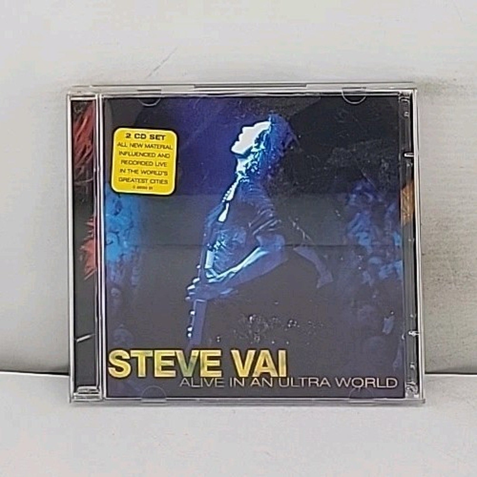 Alive in an Ultra World by Steve Vai (CD, Jun-2001, 2 Discs, Epic)