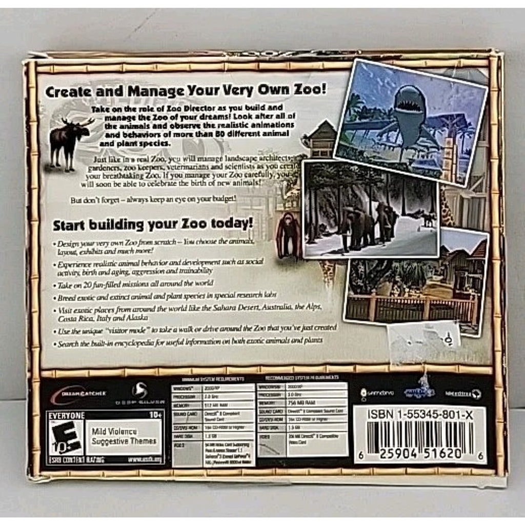 Wildlife Zoo PC CD-ROM Game