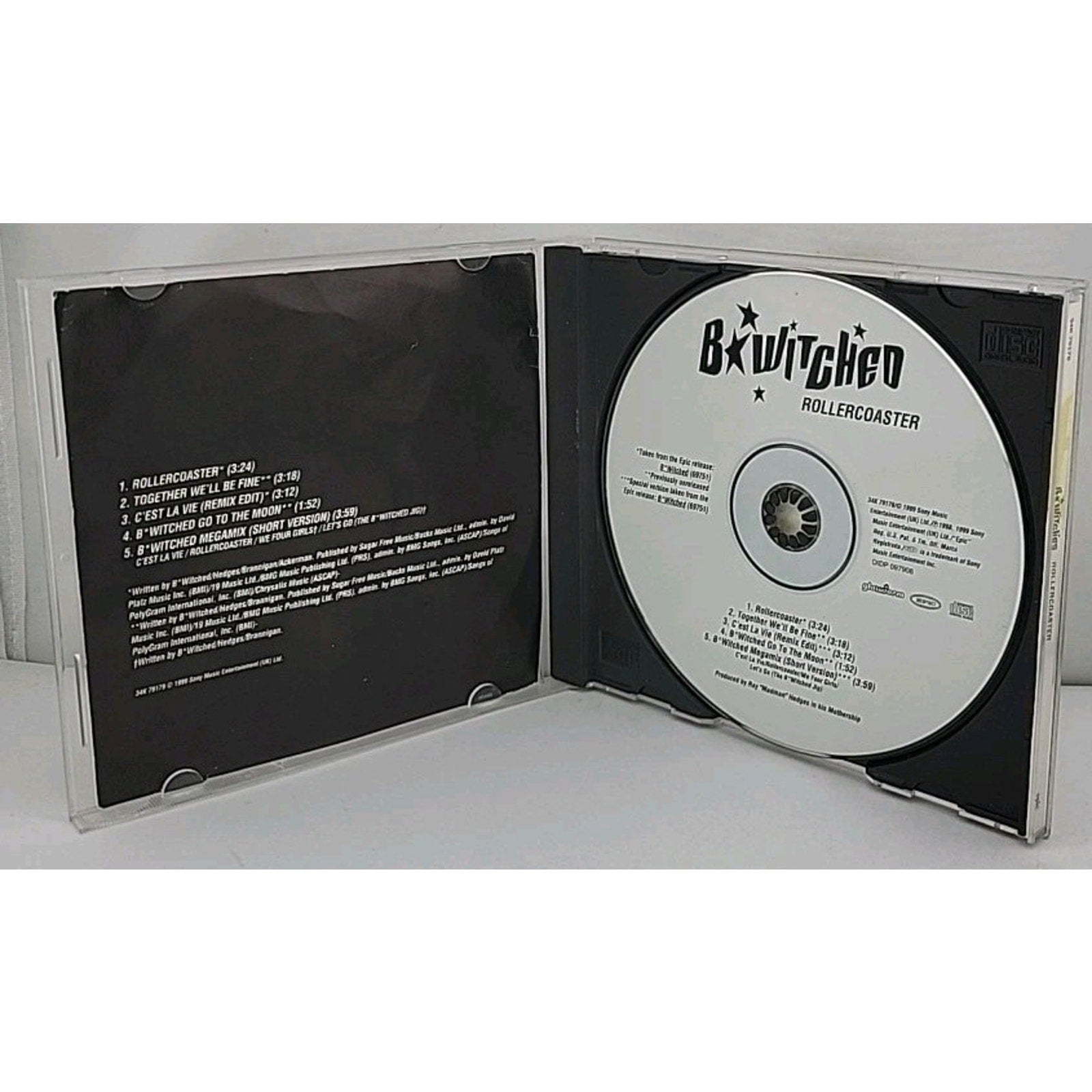Rollercoaster, Pt. 1 [UK CD Single] [Single] by B*Witched (CD, May-1999, Epic)