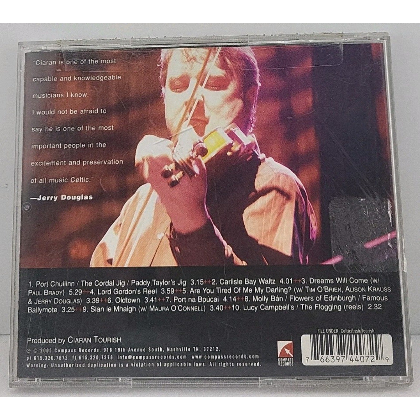 Down the Line by Tourish, Ciaran (CD, 2005)