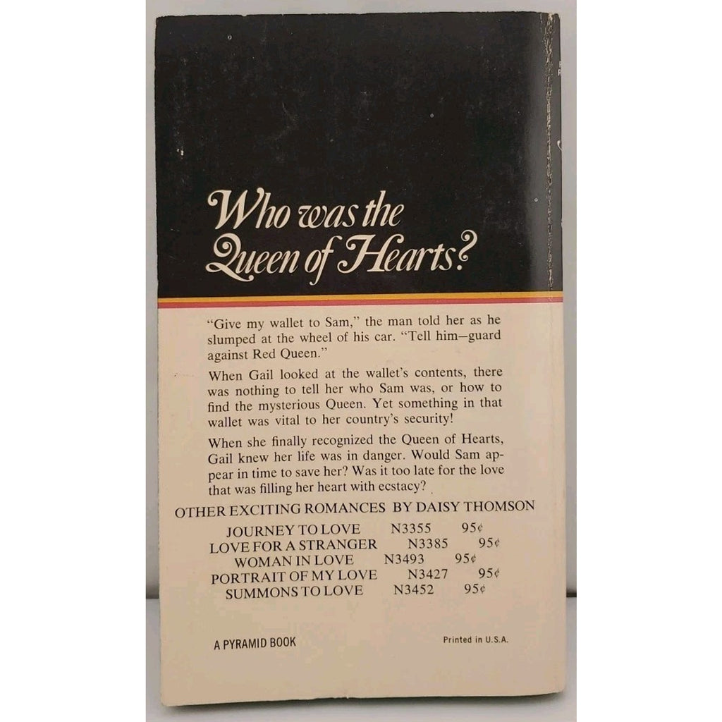 To Love and Honor by Daisy Thomson / 1974 Pyramid Romance Paperback