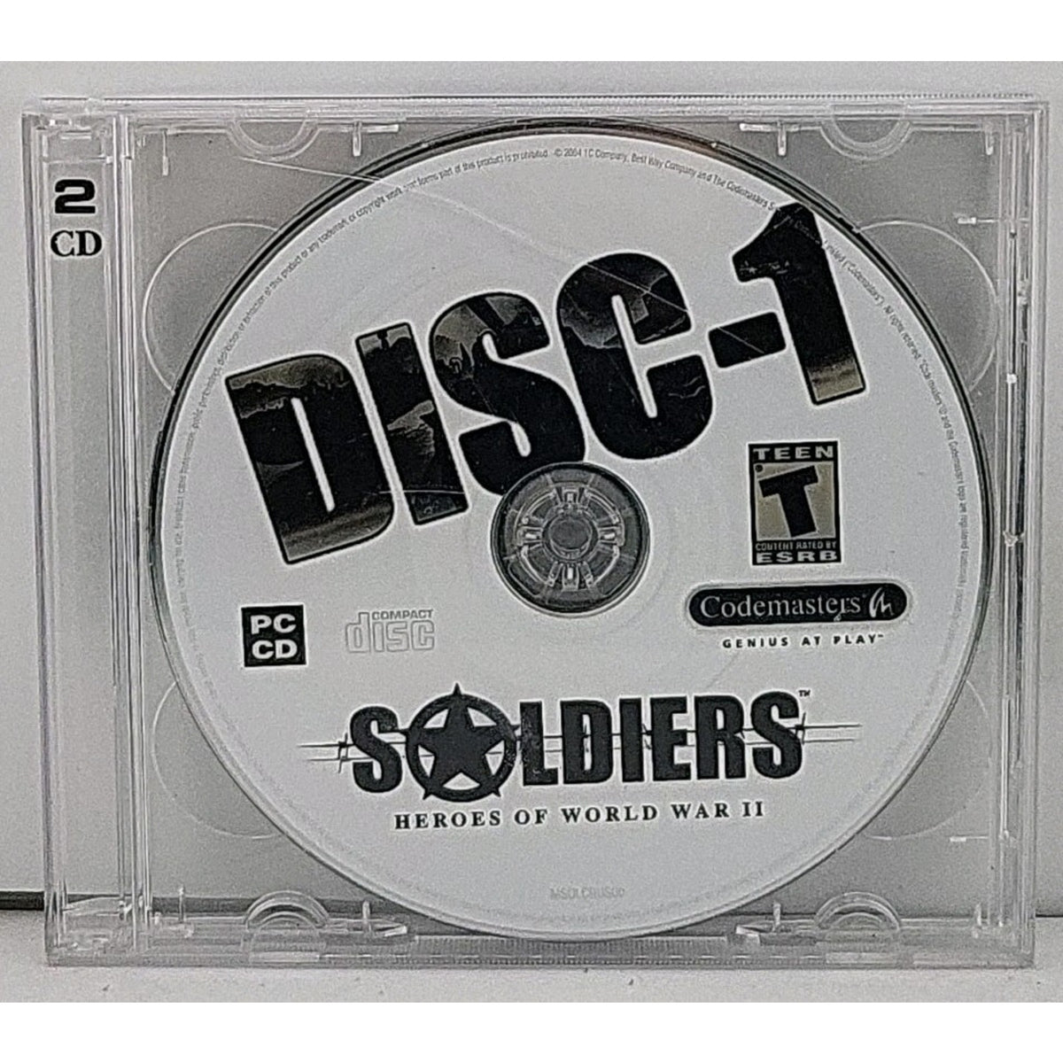 Soldiers Heroes Of World War II PC CD-ROM Software Video Game *Discs Only*