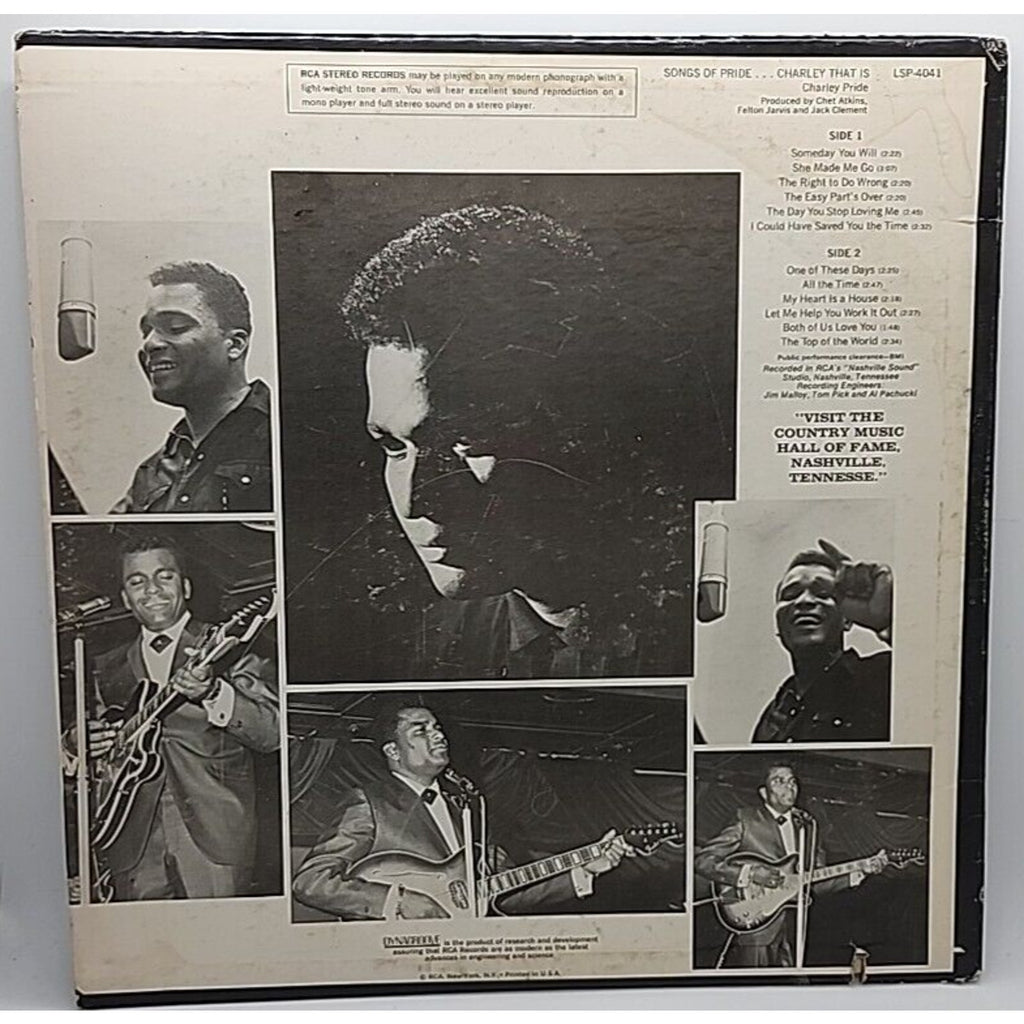 Charley Pride Songs Of Pride Charley That Is (Record)