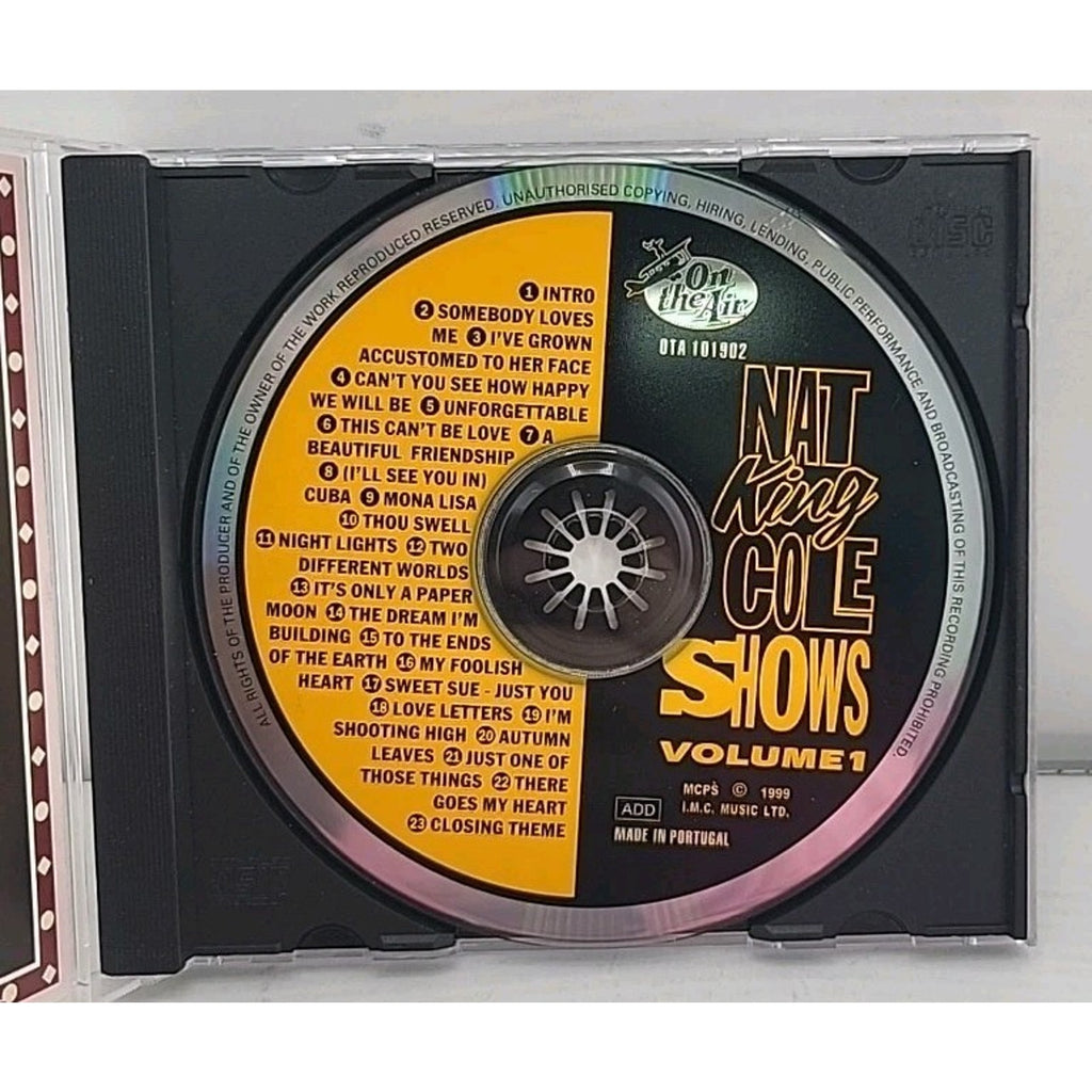 Shows, Vol. 1 by Nat King Cole (CD, Mar-1995, BCD)