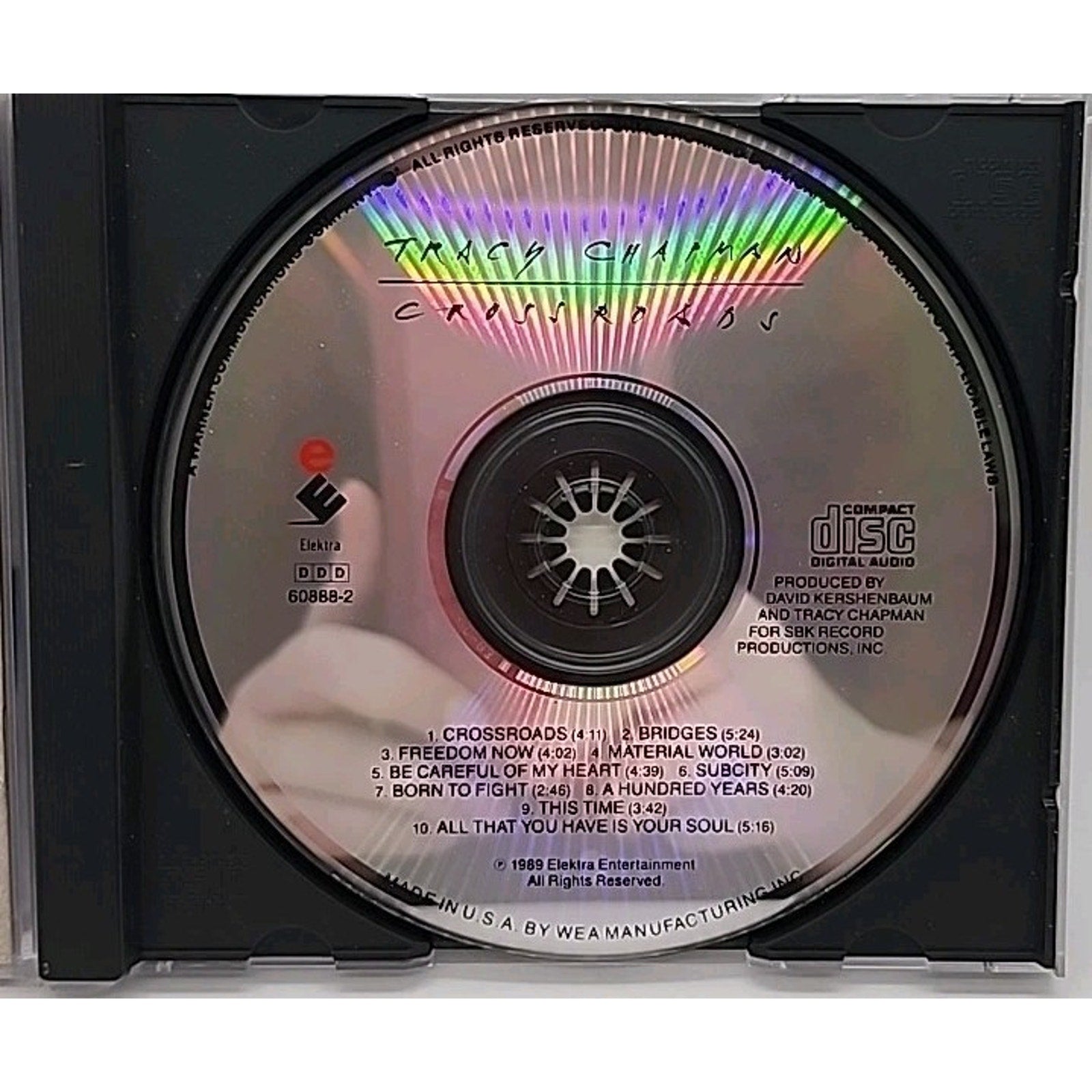 Crossroads by Tracy Chapman (CD, 1989)