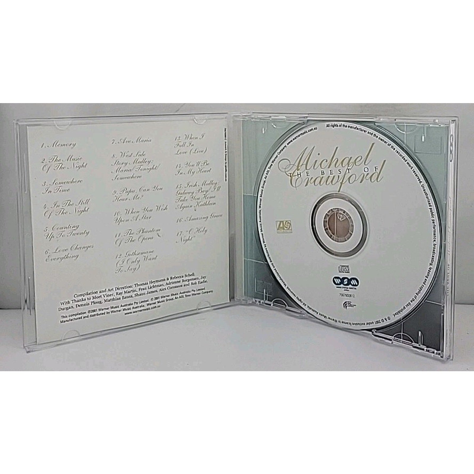 The Best of Michael Crawford by Michael Crawford (Vocals) (CD, Jan-2002, WEA...