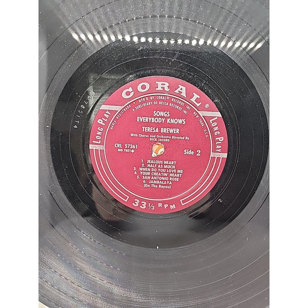 Teresa Brewer: Songs Everybody Knows (Record)