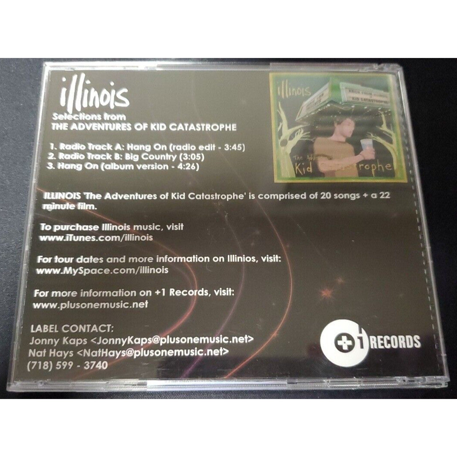 Illinois The Adventures Of Kid Catastrophe: Hang On - Single - (CD)