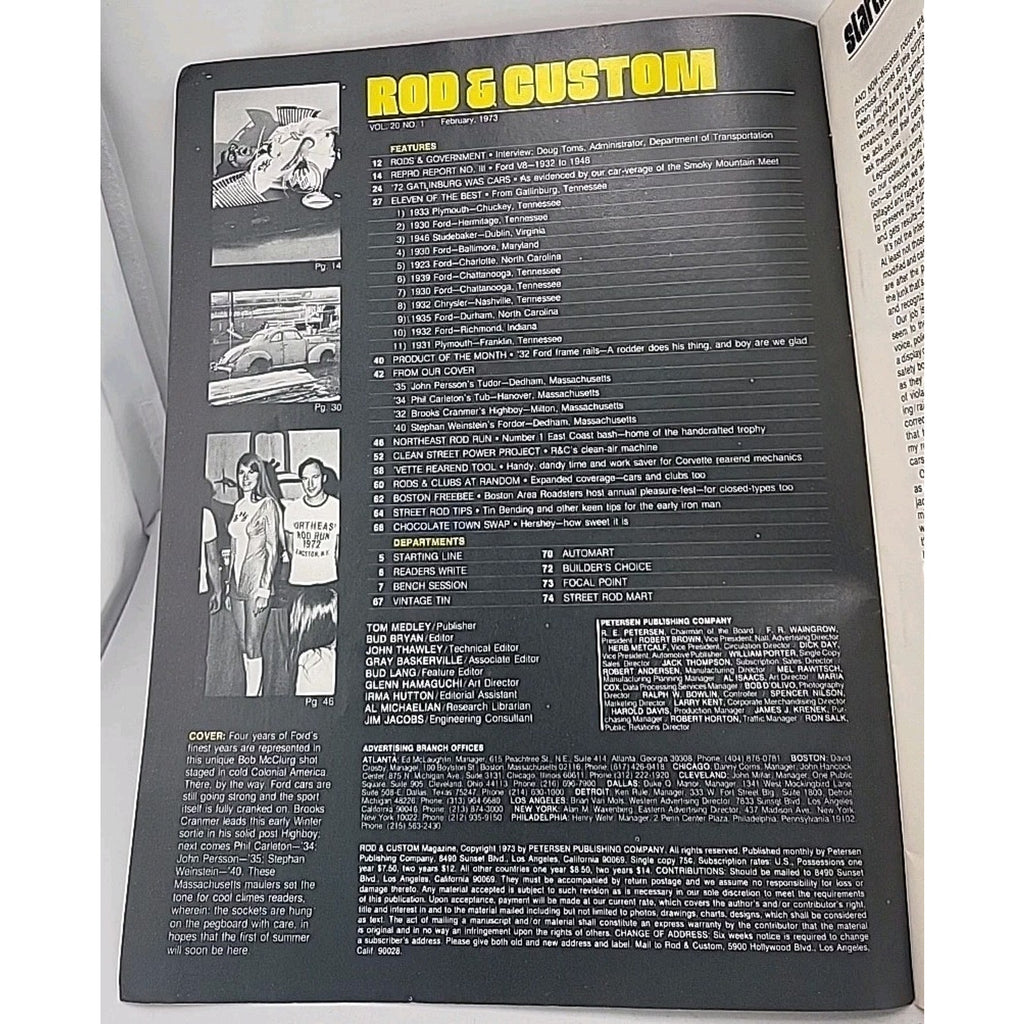 Rod & Custom Magazine - February 1973 - Vol. 20 No. 1
