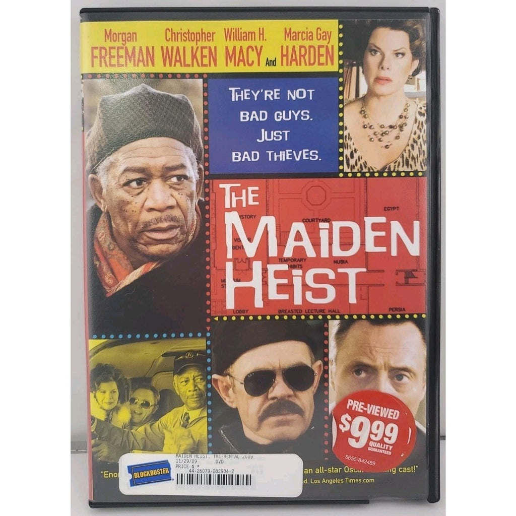 The Maiden Heist 2010 Morgan Freeman William H Macy Christopher Walken DVD