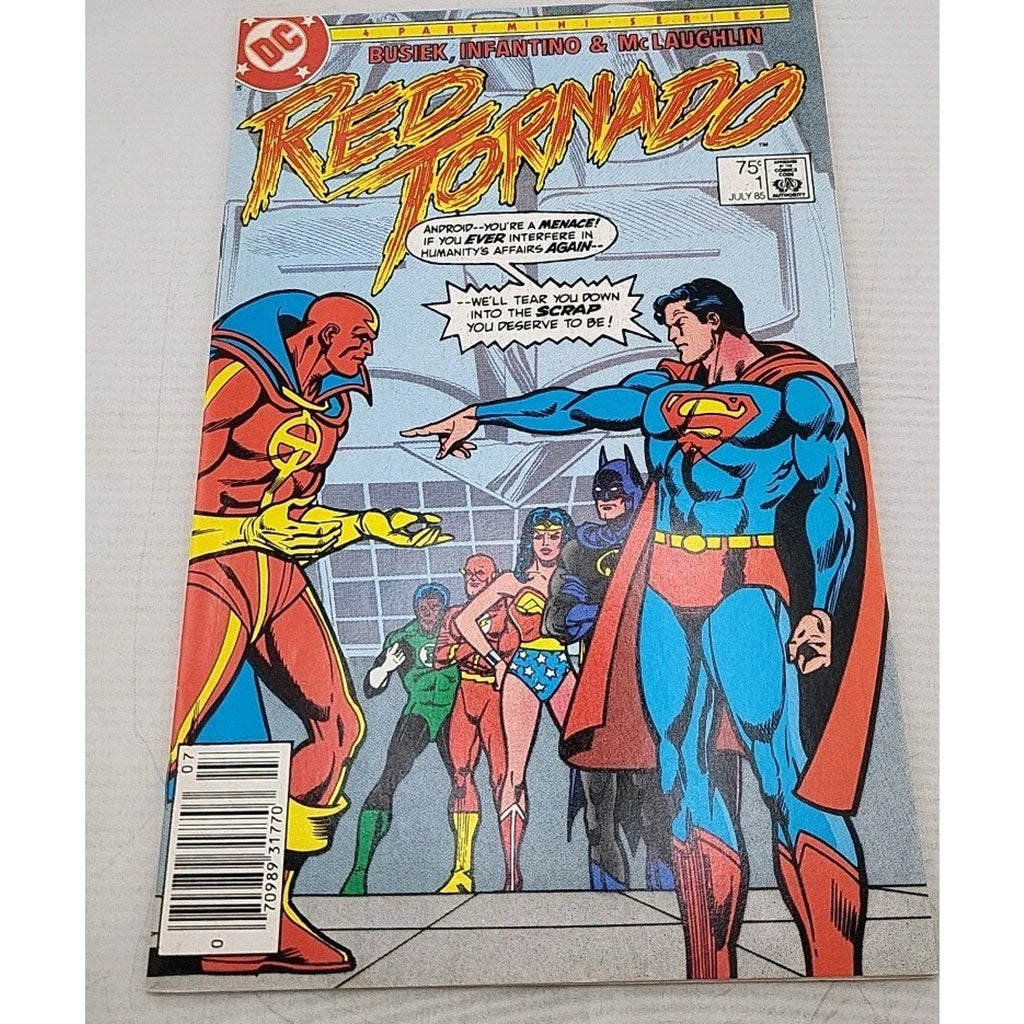 Red Tornado #1 Newsstand Variant (DC Comics July 1985)