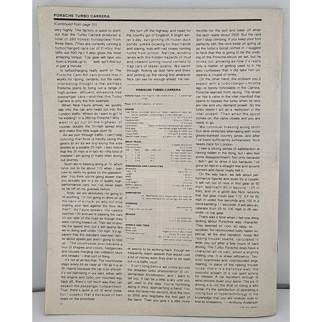 Car And Driver Magazine - March 1975 - Volume 20 Number 9