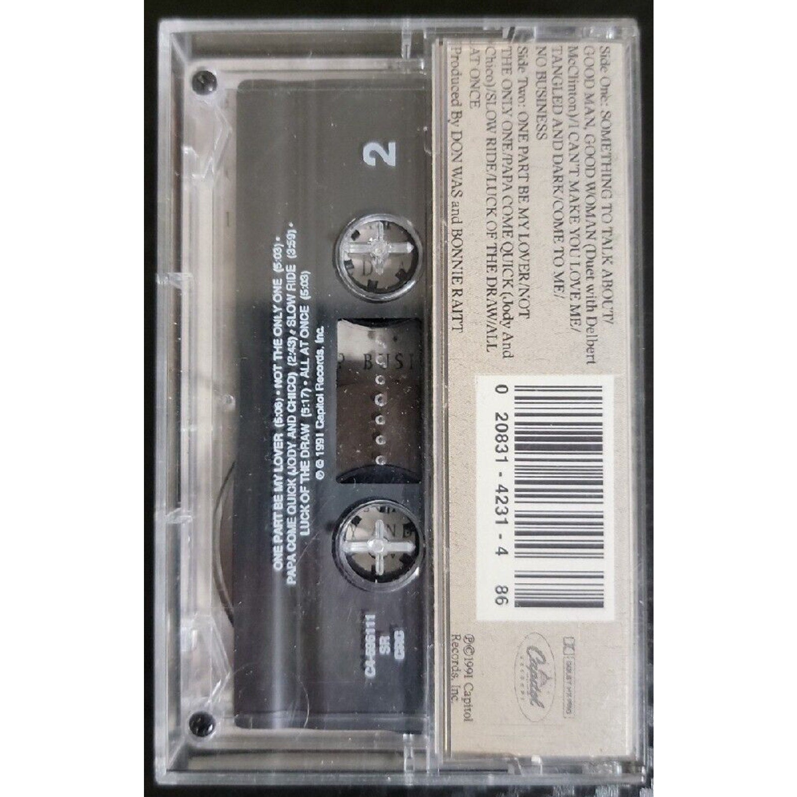 Bonnie Raitt Luck Of The Draw (Cassette)