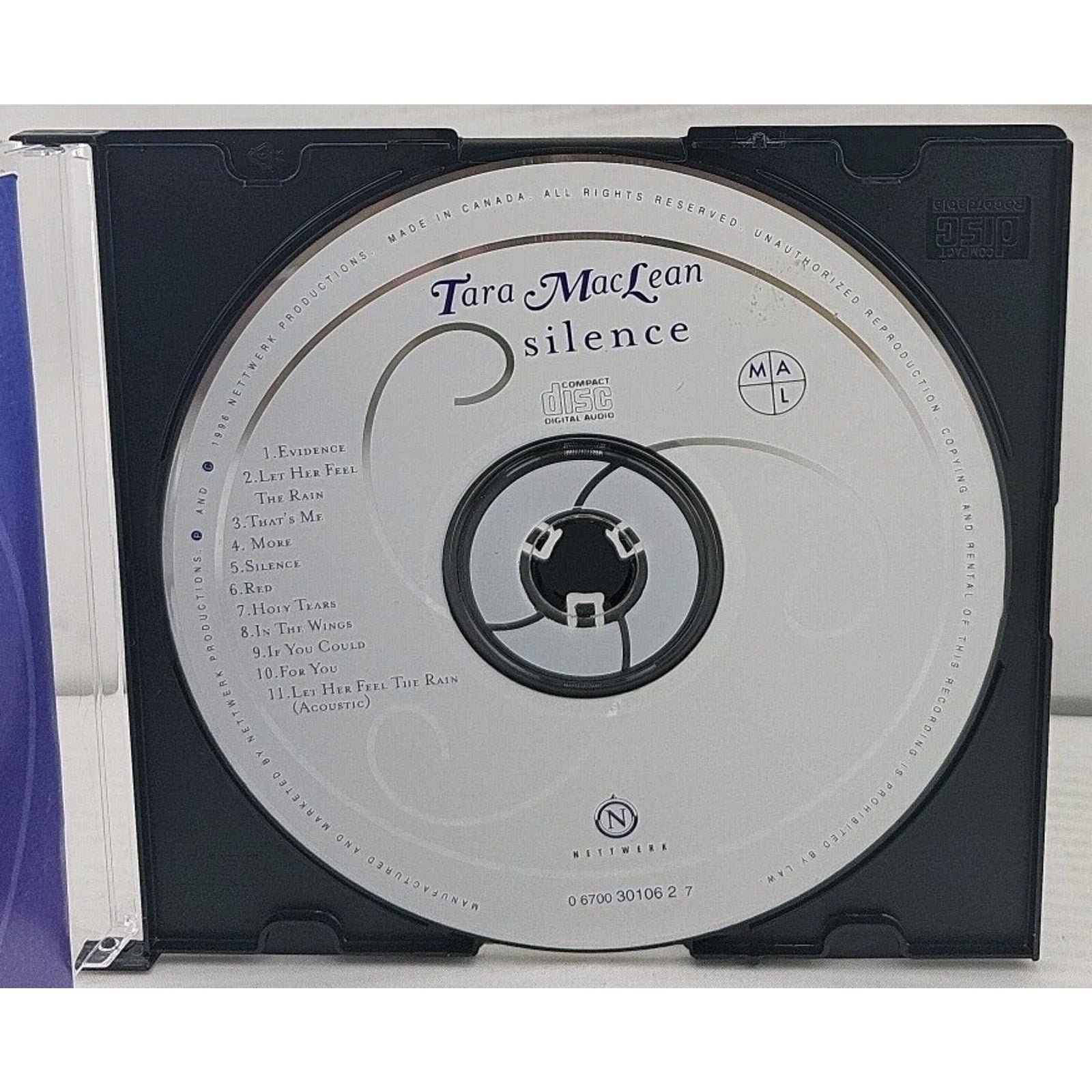 Silence by Tara Maclean (CD, 1997)