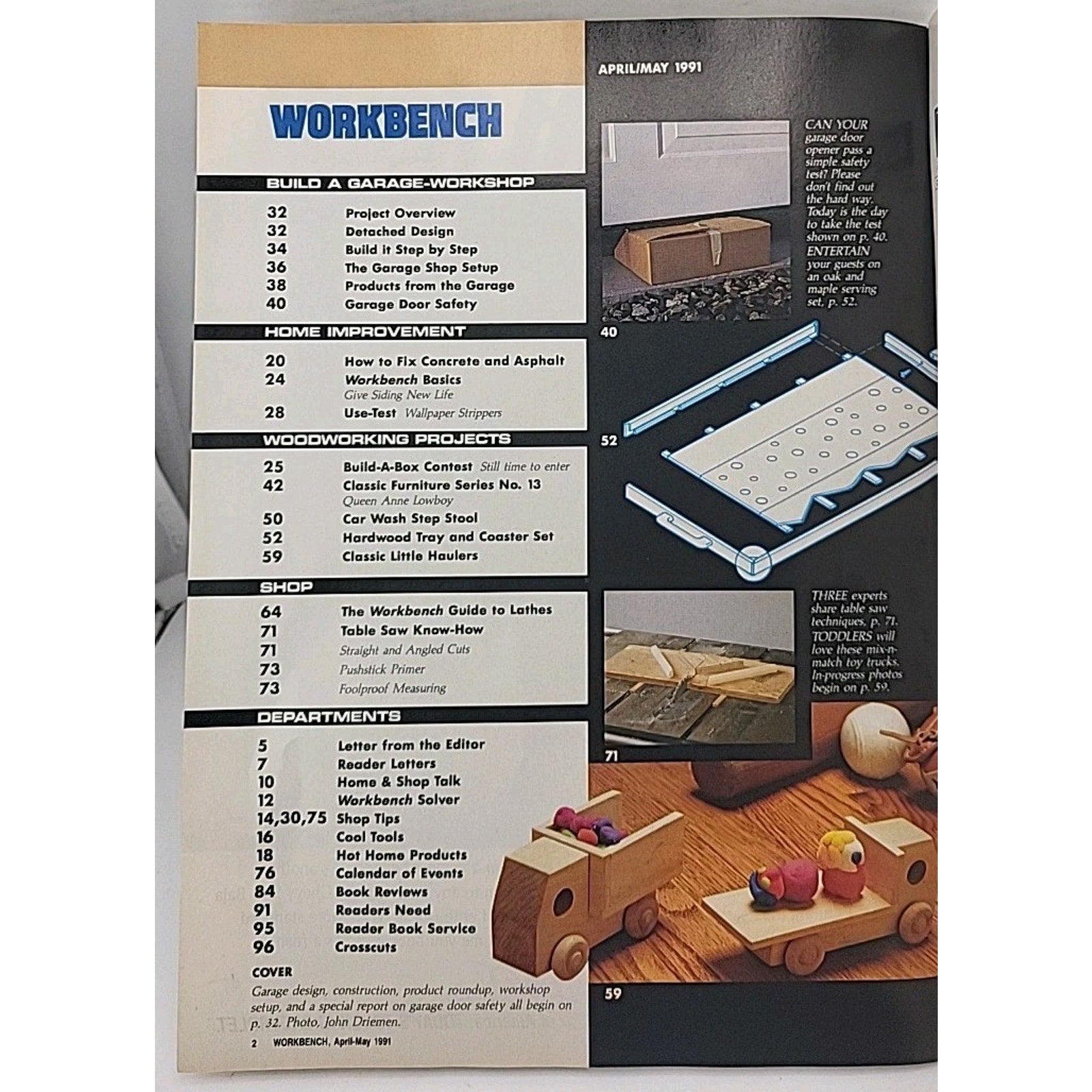 Workbench The Do-It-Yourself Magazine - May 1991 - Volume 47 Number 2