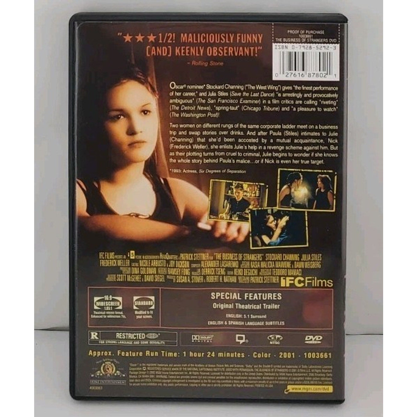 The Business of Strangers (DVD, 2001)