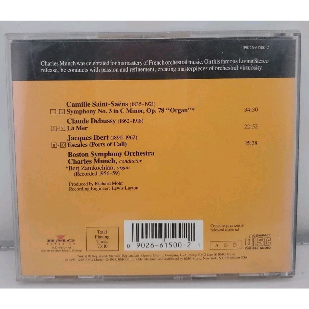 Symphony 3 " Organ " by Charles M Nch (CD, 1993)