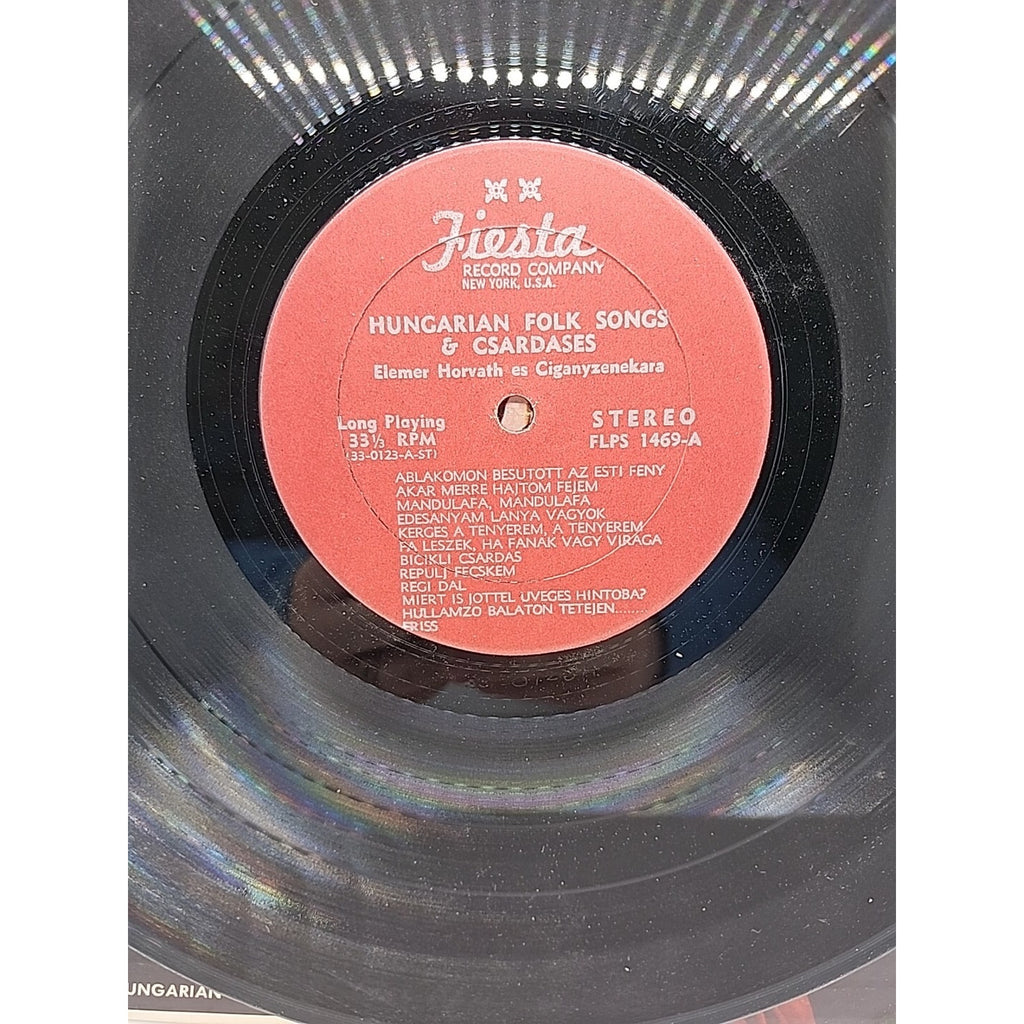 Elemer Horvath - Hungarian Folk Songs & Csardases (Record)