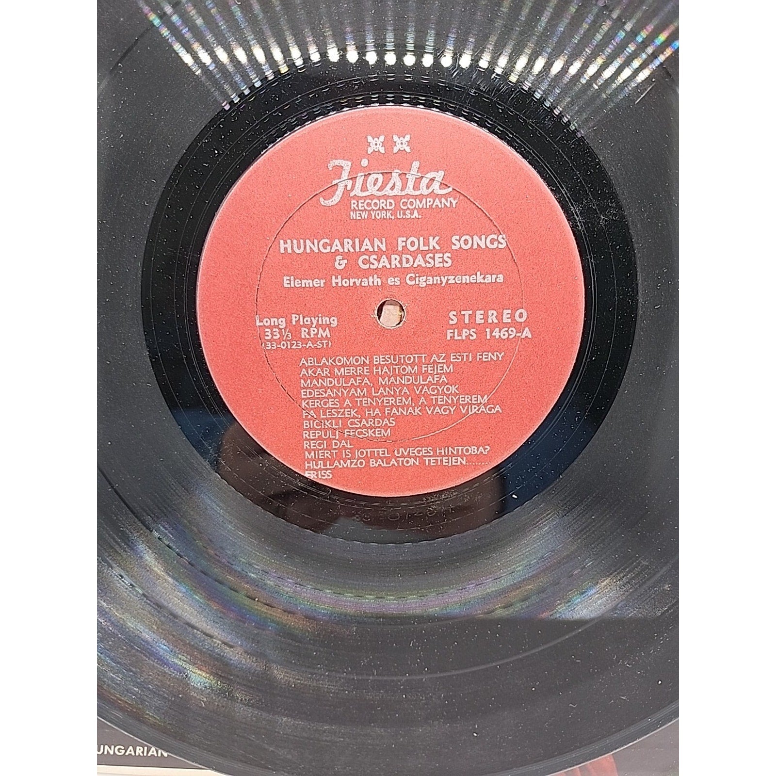 Elemer Horvath - Hungarian Folk Songs & Csardases (Record)