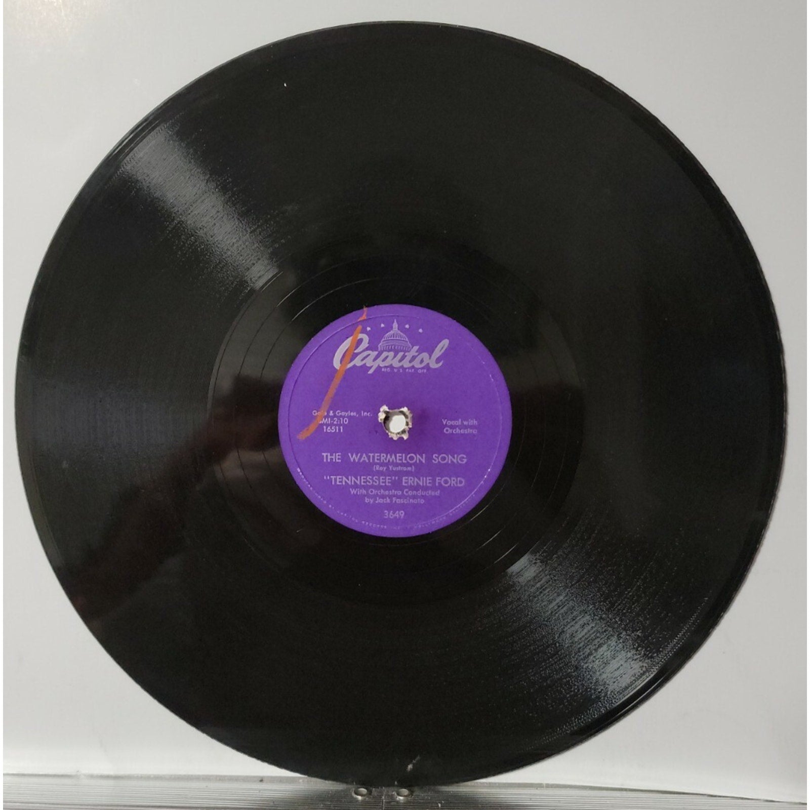 Tennesse Ernie Ford - One Suit / The Watermelon Song (Vinyl)
