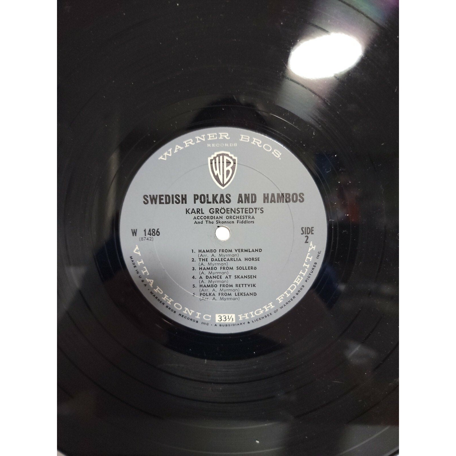Karl Groenstedts - Swedish Polkas And Hambos (Vinyl)