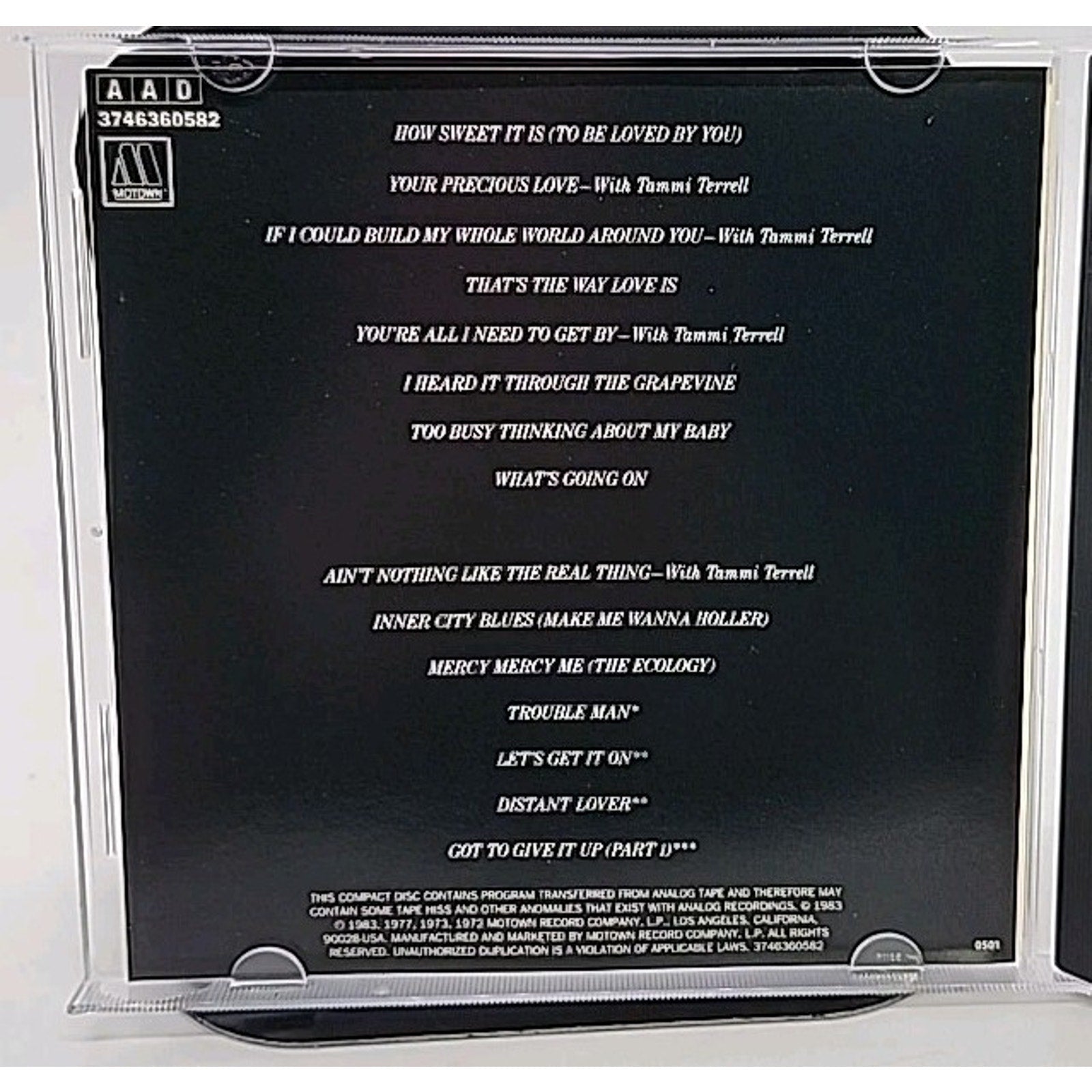 Every Great Motown Hit of Marvin Gaye by Marvin Gaye (CD, Oct-1991, Motown)