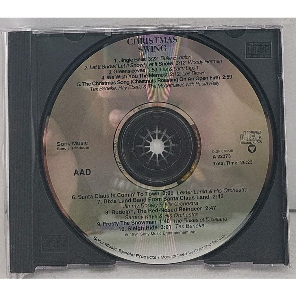 Tex Beneke and Others - Christmas Swing (Music CD, 1991, Sony)