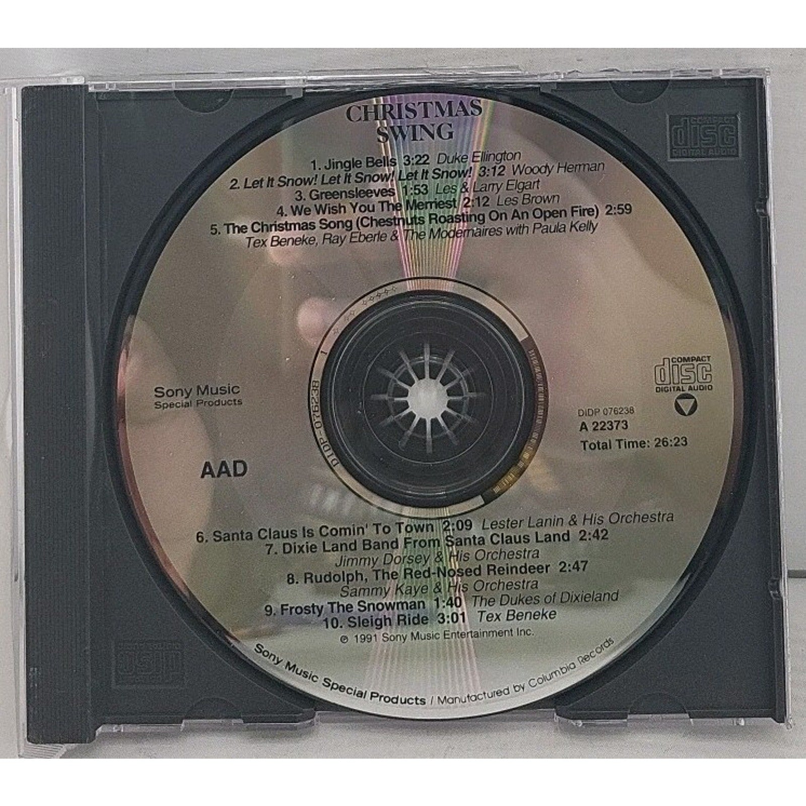 Tex Beneke and Others - Christmas Swing (Music CD, 1991, Sony)