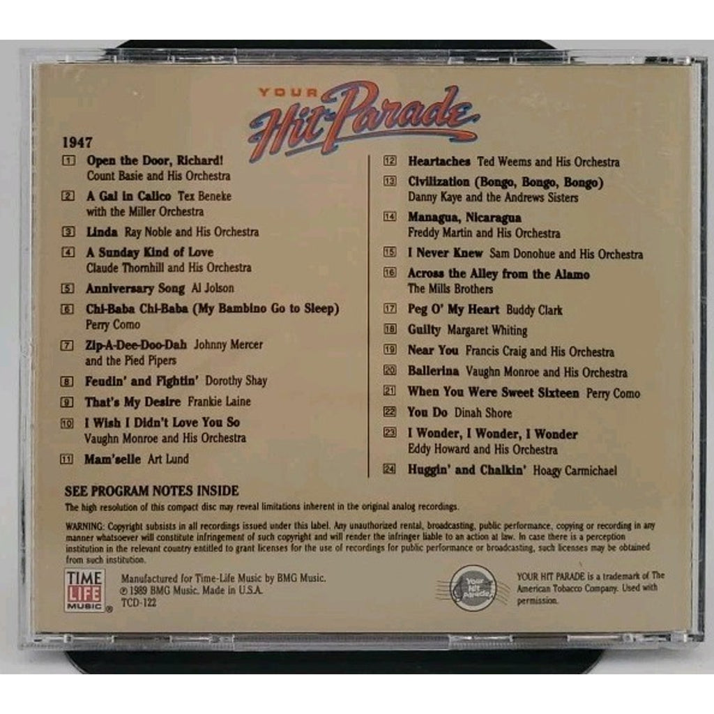 Time Life - Your Hit Parade - 1947 CD
