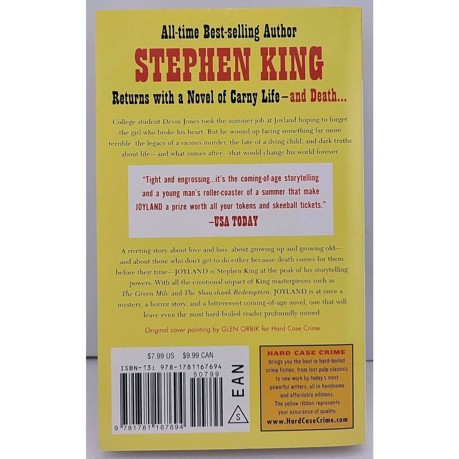 Joyland by Stephen King (2014, Mass Market)