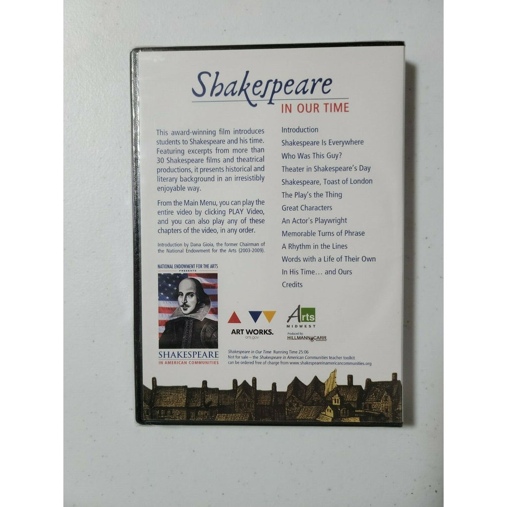 Shakespeare In Out Time (DVD) *Brand New*