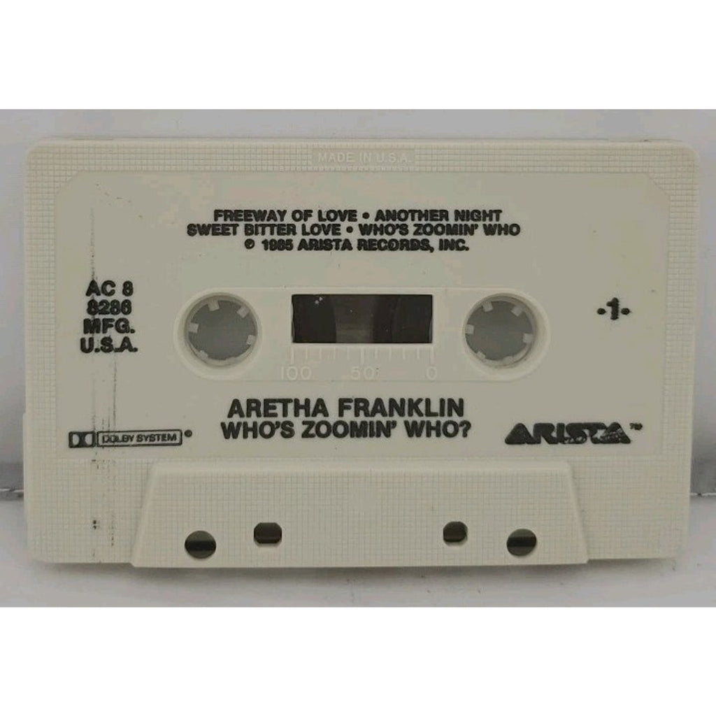 Who's Zoomin' Who? by Aretha Franklin (Cassette, 1985, Arista Records)